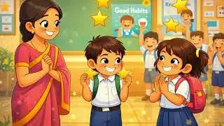 ACCHI AUR BURI AADATEIN | Good Habits vs Bad Habits | Moral Story for Kids in Hindi