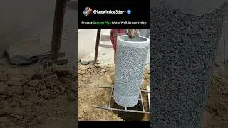 Precast Cement Pipe Water Well Construction