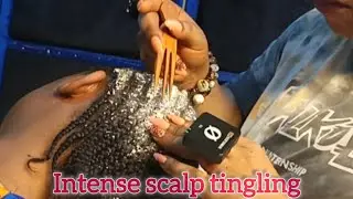 ASMR extremely sleepy😴😴. Gentle hair tingles and mouth sounds for relaxation and sleep. #relaxing