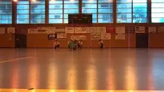 Show de Breakdance au Basket