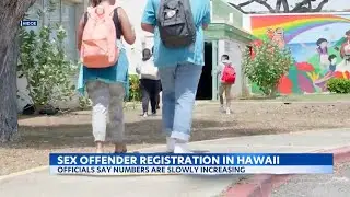 Sex offenders registered in Hawaii increases slightly