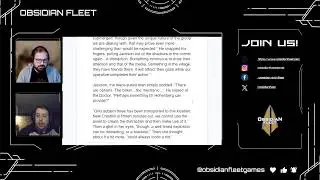 Obsidian Fleetcast - Let's Write... Villains! with special guest star