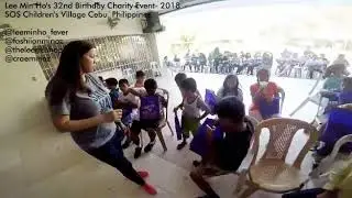 Lee Min Ho's 32nd Birthday Charity Event 2018  SOS Children's Village Cebu City, Philippines.