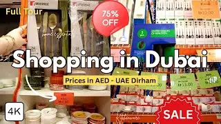 Dubai Shopping HIDDEN GEM | Shopping Tour Inside MASSIVE Warehouse SALE, Up to 75% OFF | 4K