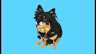 How to do VECTOR ART | Cute Dog