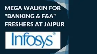 Walk-in drive for Banking and F&A Freshers (Except BTECH & MCA) at Jaipur