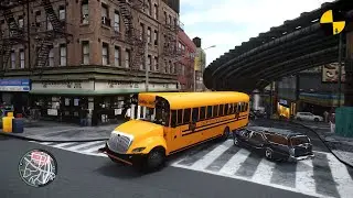 GTA 4 Crazy School Bus Crashes Ep.60