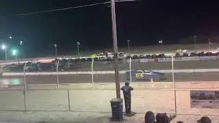 Scary enduro fire at Devils Bowl Speedway