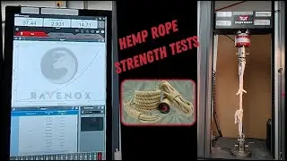 Ravenox Hemp Rope Break Strength Tests to Determine Tensile Strength and Working Loads