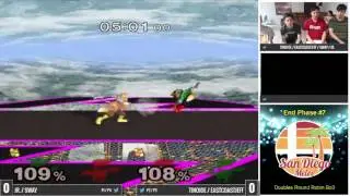 End Phase #7 - TpFox / Trichael Man vs. TinoJoe / EastCoastJeff - Doubles RR - Melee