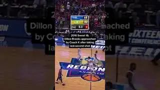 Coach K spoke to Dillon Brooks after Oregon beat Duke in the 2016 Sweet 16 #shorts