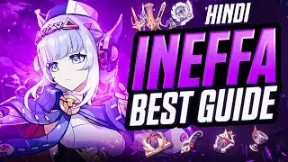 [HINDI] Best Ineffa Build Guide Video - Ineffa Best Weapon, Artifacts, Teams - Genshin Impact