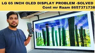 Lg 65 INCH OLED  display not turning on/only red indicator #lg #oled