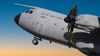 Royal Air Force A400M at Dubai Airshow｜Mission: Impossible Plane