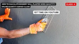 Temple Project Estimation | calculation of Plaster work Estimation | Online Quantity Survey Course
