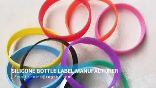 Custom Silicone Bottle Label Manufacturer in China