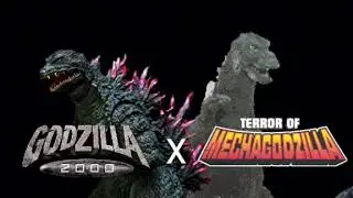 Godzilla Theme mashup Godzilla  2000 Millennium .1999 + terror of Mecha Godzilla 1975 