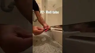 Easy tricks for caulking. Best way to silicone a shower