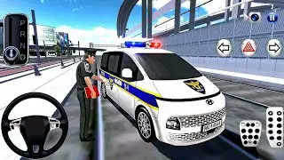 All Police Officer Cars Parking to The Parking Building - 3D Driving Class 2024 - Android Game-Game