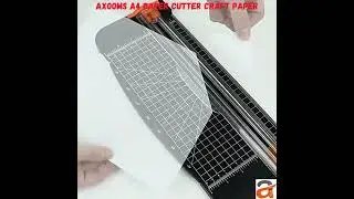 Axooms A4 Paper Cutter Trimmer | Safe & Precise Guillotine Tool for Crafts & Labels | #axooms