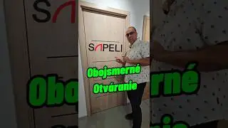 Obojsmern&eacute; otv&aacute;ranie dver&iacute; so z&aacute;rubňou - Dvere a Z&aacute;rubne SAPELI