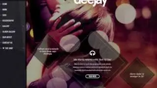 Deejay: WordPress Music Themes New Entry. Responsive Band Theme for Artists and Events