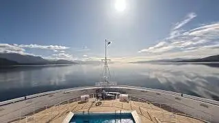 Sapphire Princess cruising in Beagle Channel to Ushuaia - Jan 12, 2026 -  GoPro time-lapse