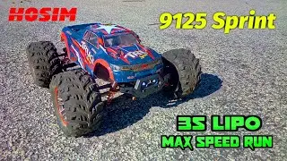 How FAST is the HOSIM 9125 Sprint 3S Lipo? / Speed Test
