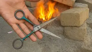 Turned rusty scissor into amazing tool