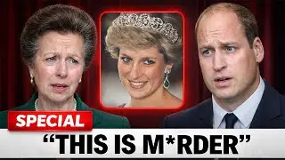 When Princess Anne gives Prince William Diana's secret note, he breaks down in tears.