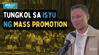 DepEd Sec. Sonny Angara nangakong tutugunan ang isyu ng mass promotion