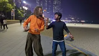 গানে গানে রাশিয়ান বন্ধুকে নাচিয়ে ফেললাম 😂#fblifestyle #Bangladesh #southkorea #dance