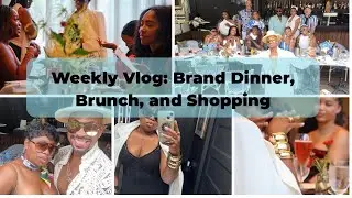 Weekly Vlog | Brand Dinner, Creator Event, Tysons Corner Shopping, Dinner with Friends