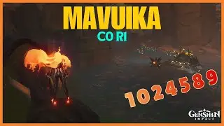 Mavuika C0R1 vs Primo Geovishap | 1 Million | No food buffs