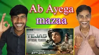 Tejas Official Teaser reaction | Kangana Ranaut | Sarvesh M | Ronnie S | VR reaction