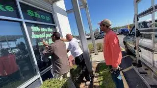 How to install commercial glass.#storefront glass installation