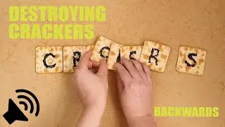 Oddly Satisfying Destruction: CRACKERS [In Reverse] #121 ASMR (Relaxing)
