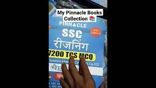 I got My Pinnacle Books collection 😍 📚 #ssc #ssccgl #pinnacle #pinnaclebooks #mathsbook #cgl