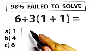 Mathematician Explains | 🔥 98% of Students Failed To Solve this Viral Question