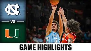 North Carolina vs. Miami Game Highlights | 2025-26 ACC Men's Basketball