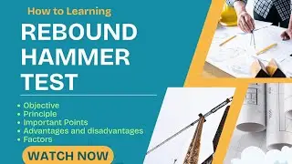 Rebound Hammer Test || Rebound hammer test ppt || NDT || Non Destractive Test
