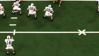 NCAA 14 Slider Testing: Heisman - CPU Pass Blocking