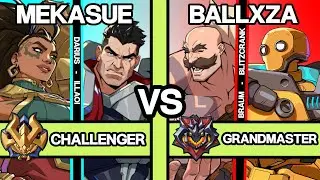 2XKO ▰ MEKASUE (Darius/Illaoi) vs BALLXZA (Braum/Blitzcrank) ▰ 2XKO Pro Replays