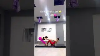 Daily practices🩷Day49✨ #yoga#challenge#tiktok#practice#acrobatics#acroyoga#yogapractice#flow