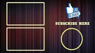 Free Endscreen Template for YouTube &brvbar; Endscreen Outro Template HD #02