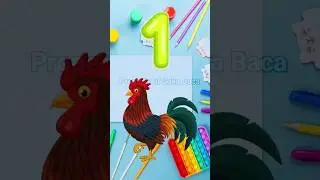 Learn the number 123 ● Animal lessons for toddlers
