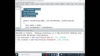 ICS4U - Lesson 19 - Class Fields vs Instance Fields OOP