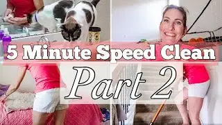 Whole House Clean With Me | 5 Minute Clean Up | Cleaning Motivation 2020