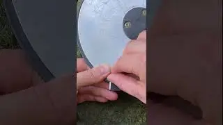 Changing the blades on my robot lawn mower.
