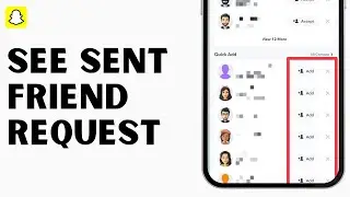 How to See a Sent Friend Request in Snapchat | See friend Requests I've Sent?